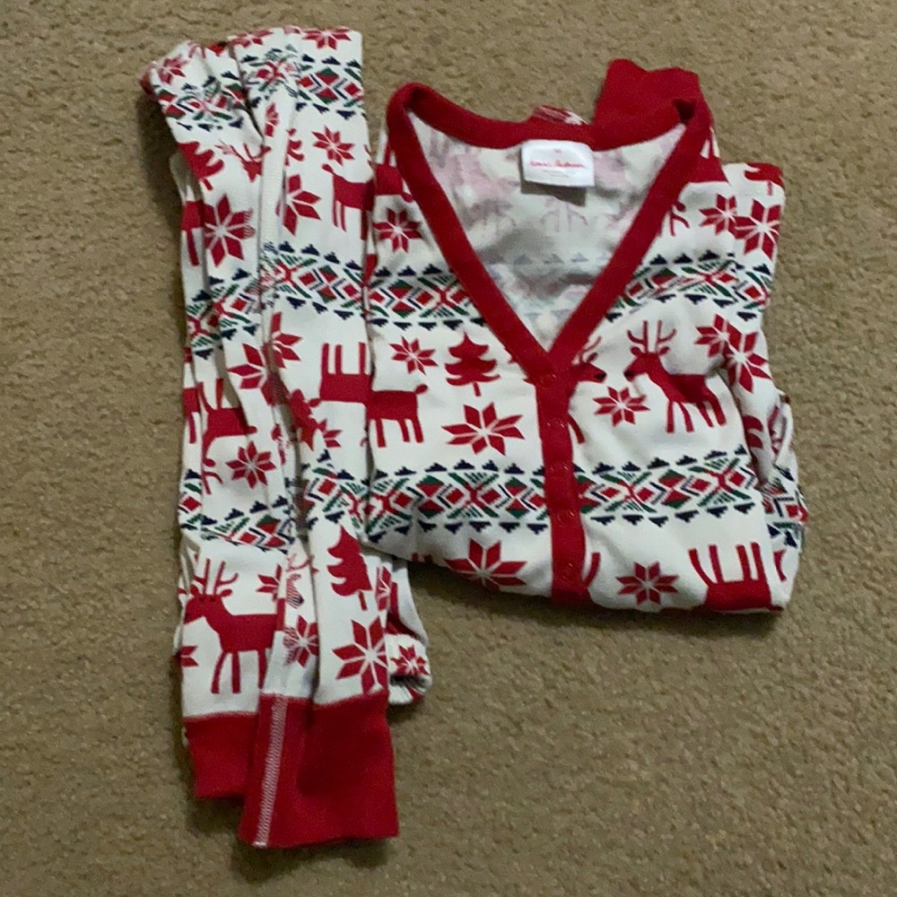 Hanna Anderson reindeer pajamas